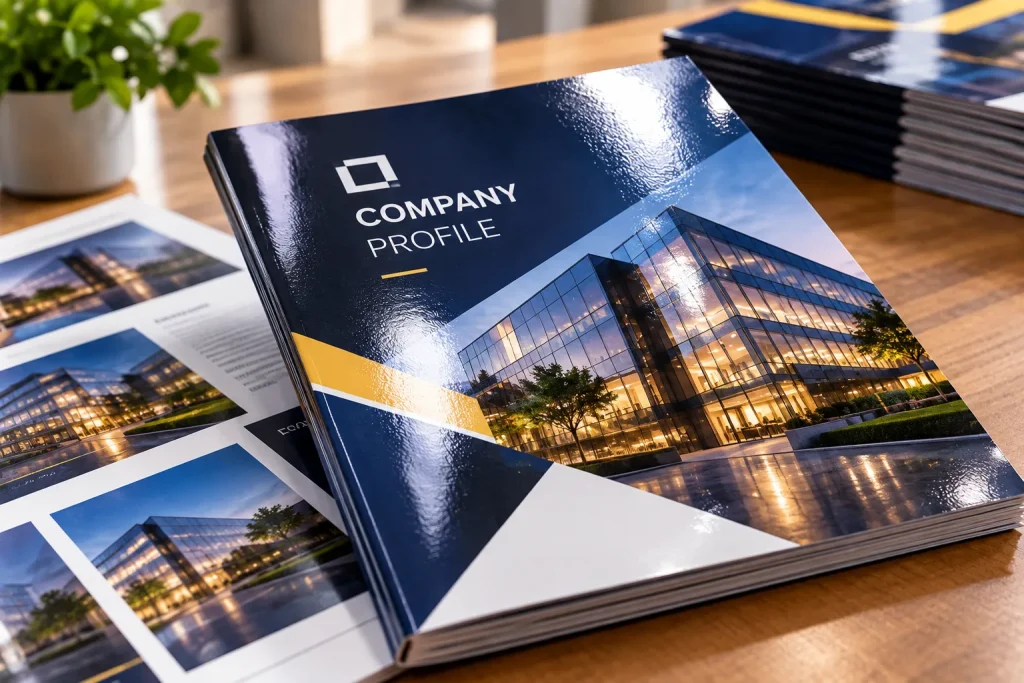 Glossy Company Profile Brochures