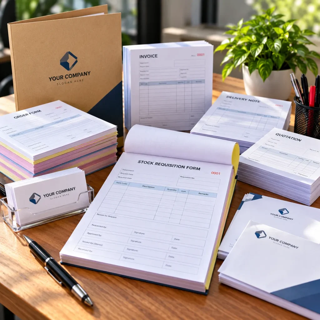 Professional Business Stationery Desk Display