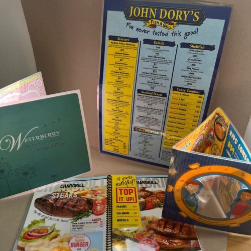 menus
